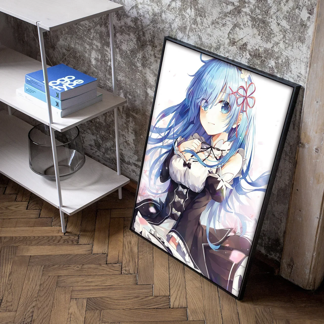 Rem Rezero Cartoon Anime Comic Characters Modern Art Home Wall Decor Pictures For Living Room Canvas Painting Print Posters Gift