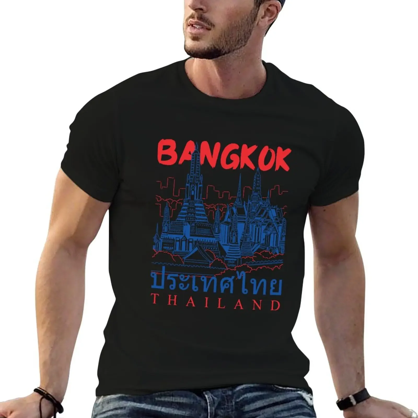 

Bangkok; Thailand; T-Shirt summer 2025 croswit shirt man Man t-shirt summer top Men's cotton t-shirt