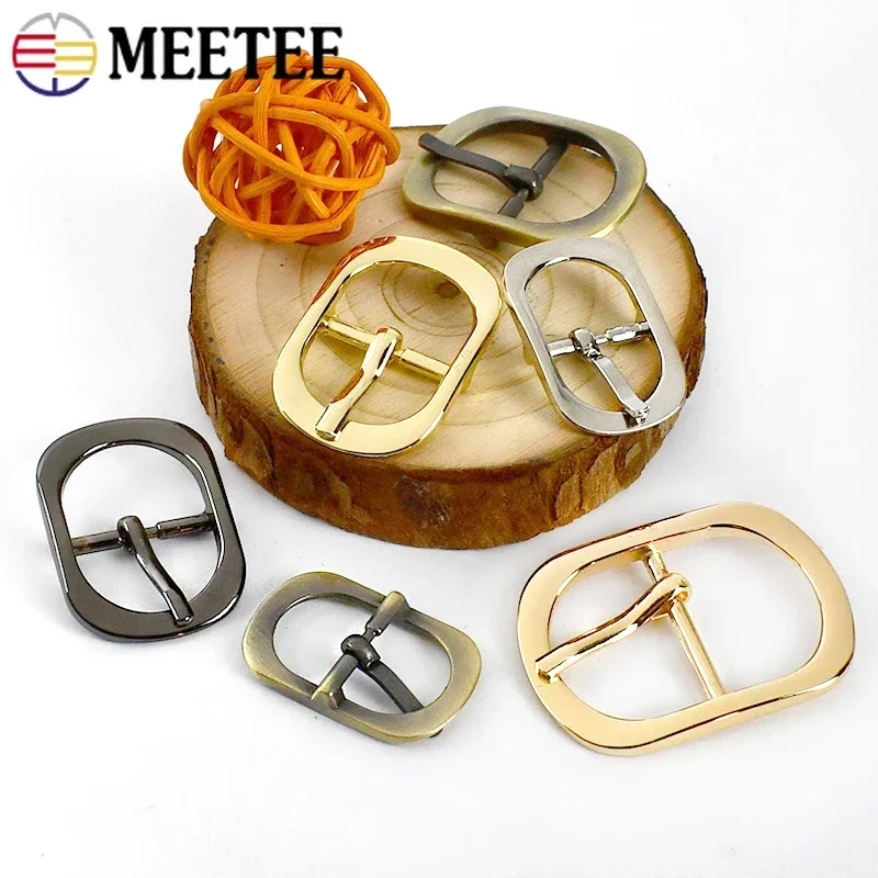 5/10Pcs 12/15/20/25/32/38mm Men Women Metal Belt Buckles Bag Shoes Pin Buckle Handbag Strap Clasp DIY Leather Crafts Accessories