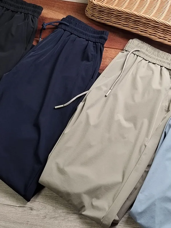 Summer breath, comfortable and easy to wear, light and breathable outdoor sports classic straight quick-drying casual pants