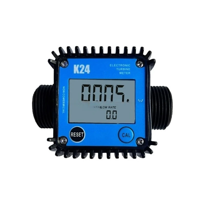 4 Digit Gear Flow Meter Digital Display For Urea Diesel Engine Oil Hydraulic Oil Soybean Oil Liquid Temperature Measuri