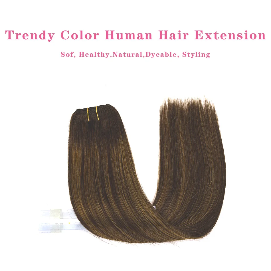 Picture 6: PLADIO T2/2/6 Remy Human Hair Clip ins 7Pcs 14-26 Inch Straight Invisible Hair Extensions for Women [Silky & No Tangling