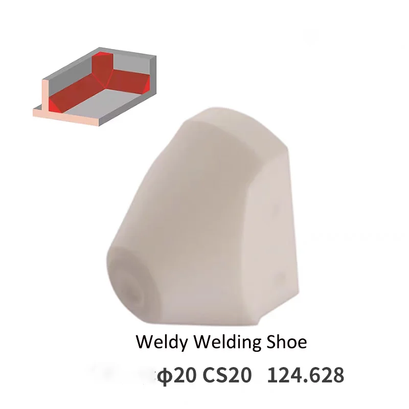 Weldy kunststof lasschoenen voor Booster EX2/EX3 extrusie lasser Weldy Attachment
