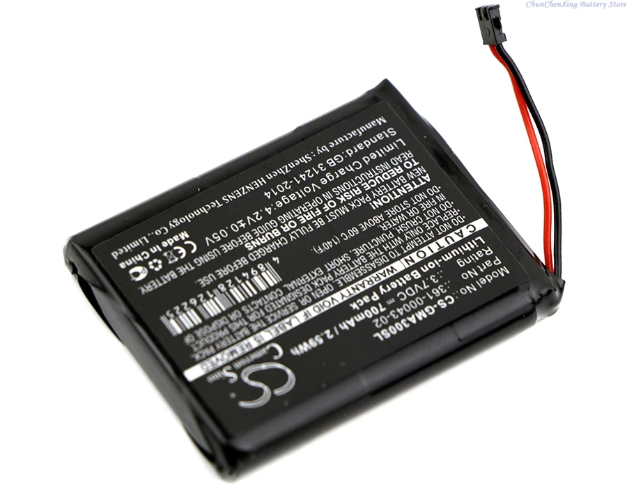 

100% NEW 3.7V 700mAh GPS, Navigator Battery 361-00043-02 for Garmin 010-01690-00, Approach G30 +TOOL