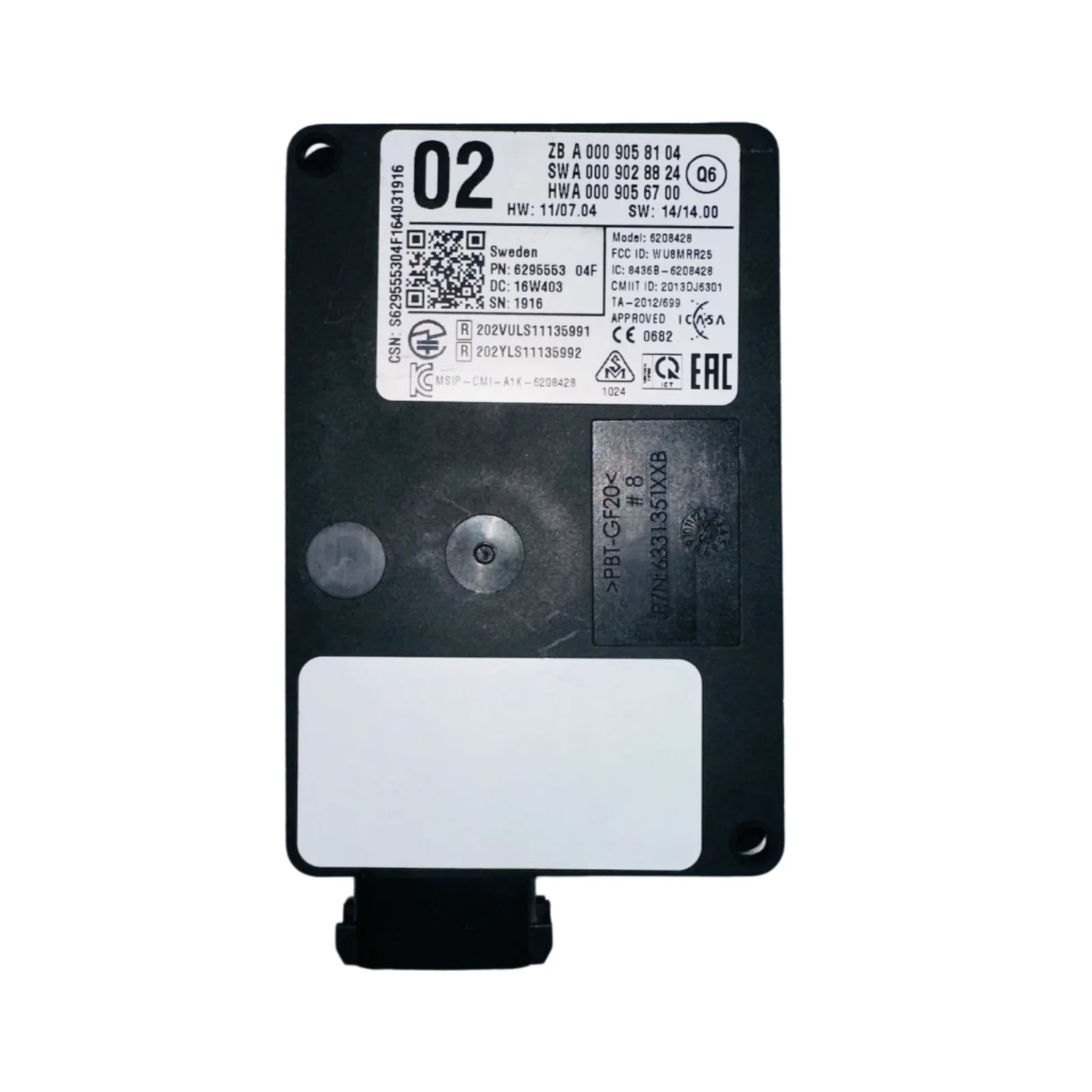 

A0009058104 Blind Spot Assist Radar Sensor Distance Module 0009058104 For Mercedes