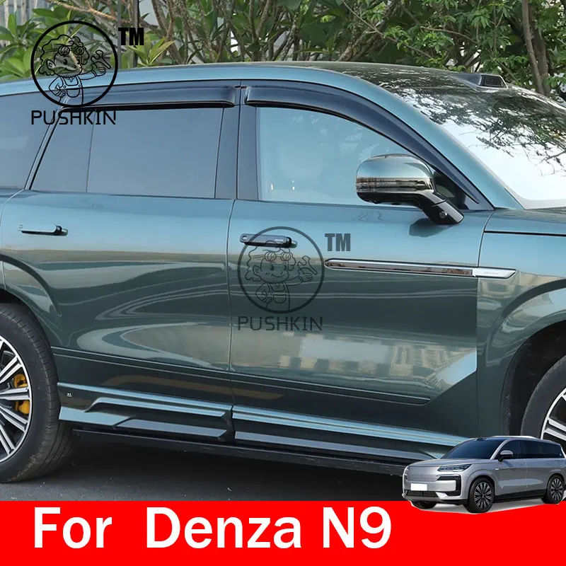 

For Denza N9 2025 2026 Car rain shield deflectors awning trim cover Rain Glass Sunshield Accessories