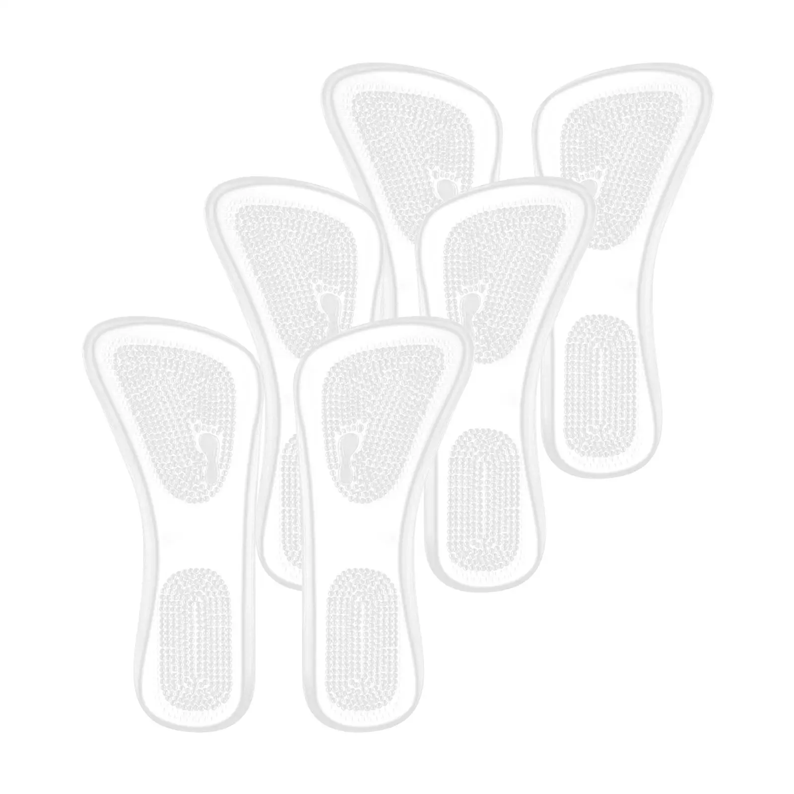 Transparent High Heel Insoles Anti Slip Pad Shoe Insoles Invisible Cushioning Insoles for Boots