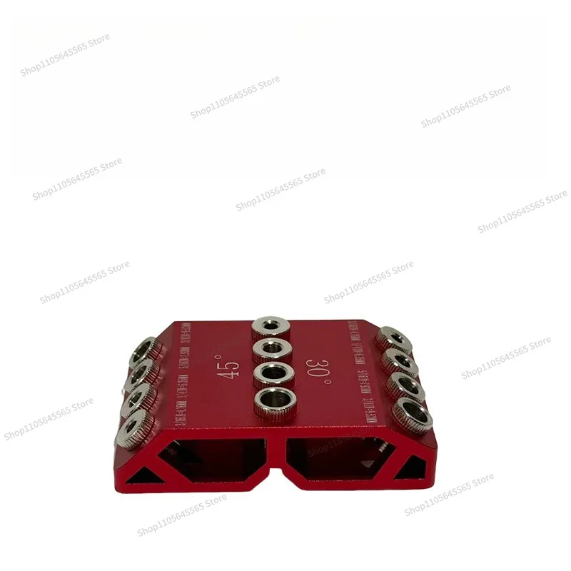 For Aluminum Alloy Woodworking Drilling Locator 30 ° 45 ° Multi Angle Oblique Hole Drilling Mold for Furniture Drilling