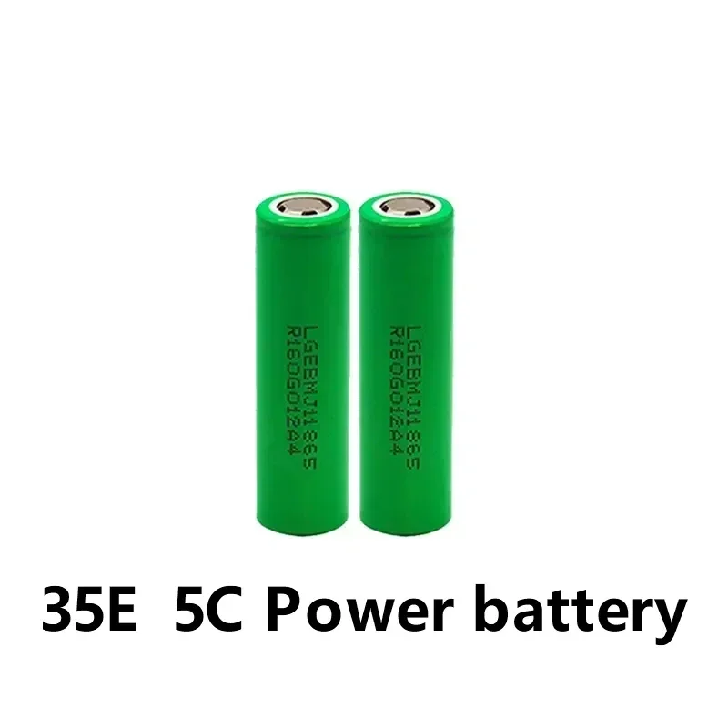 2024Original 18650 Battery 35E 3.7V 3000mAh Discharge 18650 Li-ion Battery 3.7v Rechargable Battery for Flashlight Real capacity