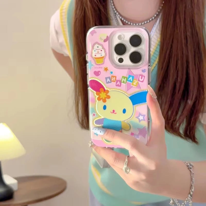 Rainbow Bunny USaHaNaS Phone Case for Samsung Galaxy A17 A07 A56 A36 A26 A73 A72 A55 A54 A53 A52 A34 A33 A32 A23 A14 A13 4G 5G