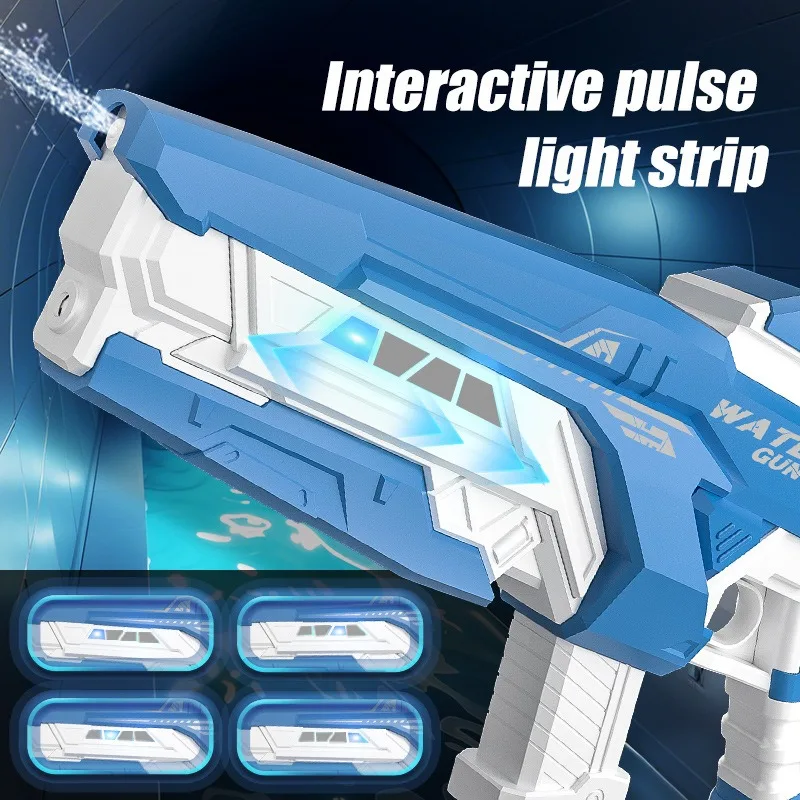 Sommer Elektrische Wasser Pistolen Leistungsstarke Spritzen Automatische Wasser Saug Wasser Blasters Outdoor Strand Spielzeug für Jungen Kinder Geschenk