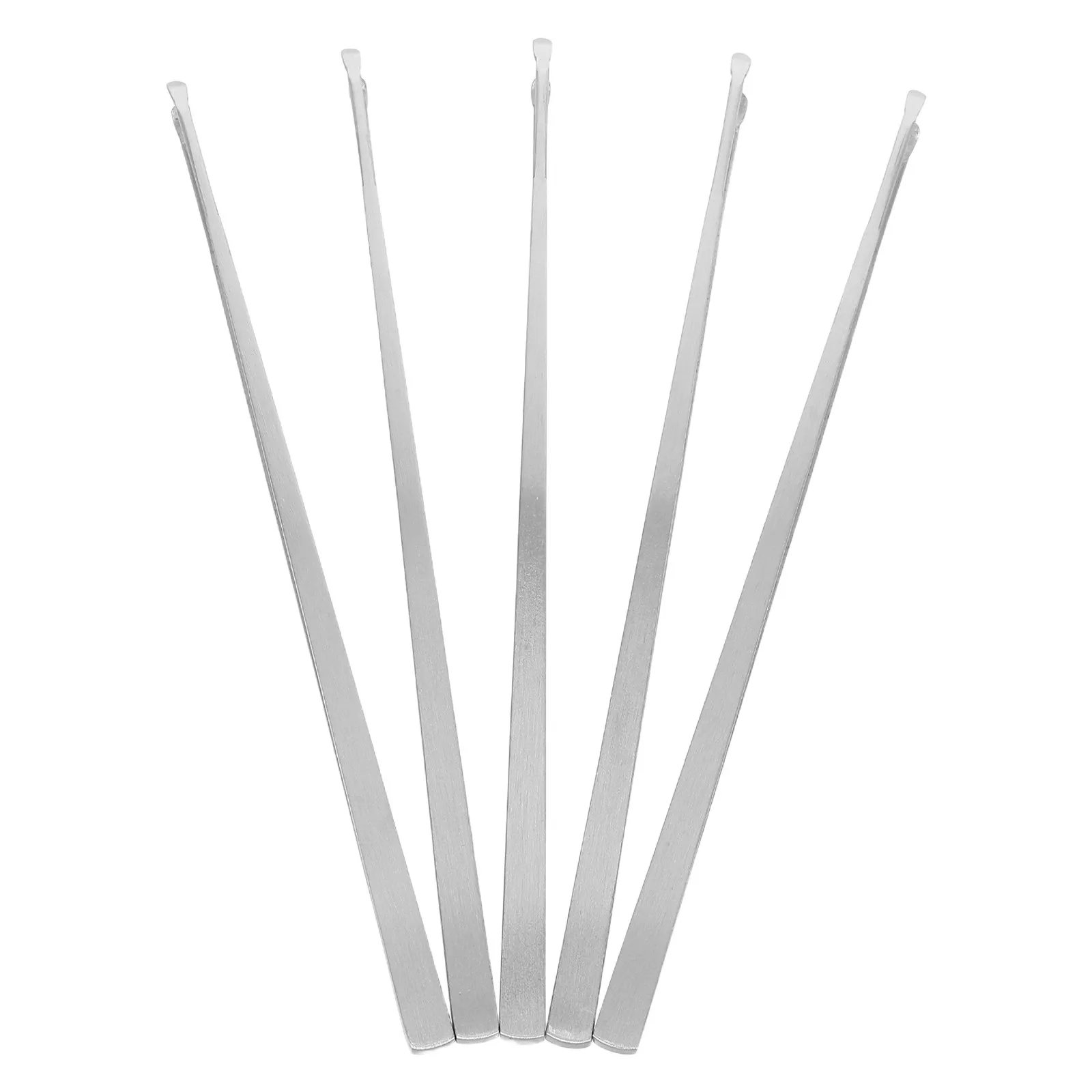 

5Pcs Ergonomic Stainless Steel Ear Cleaner Earpick Spiral Curette for Effective Earwax Removal Comfortable Ear Massage