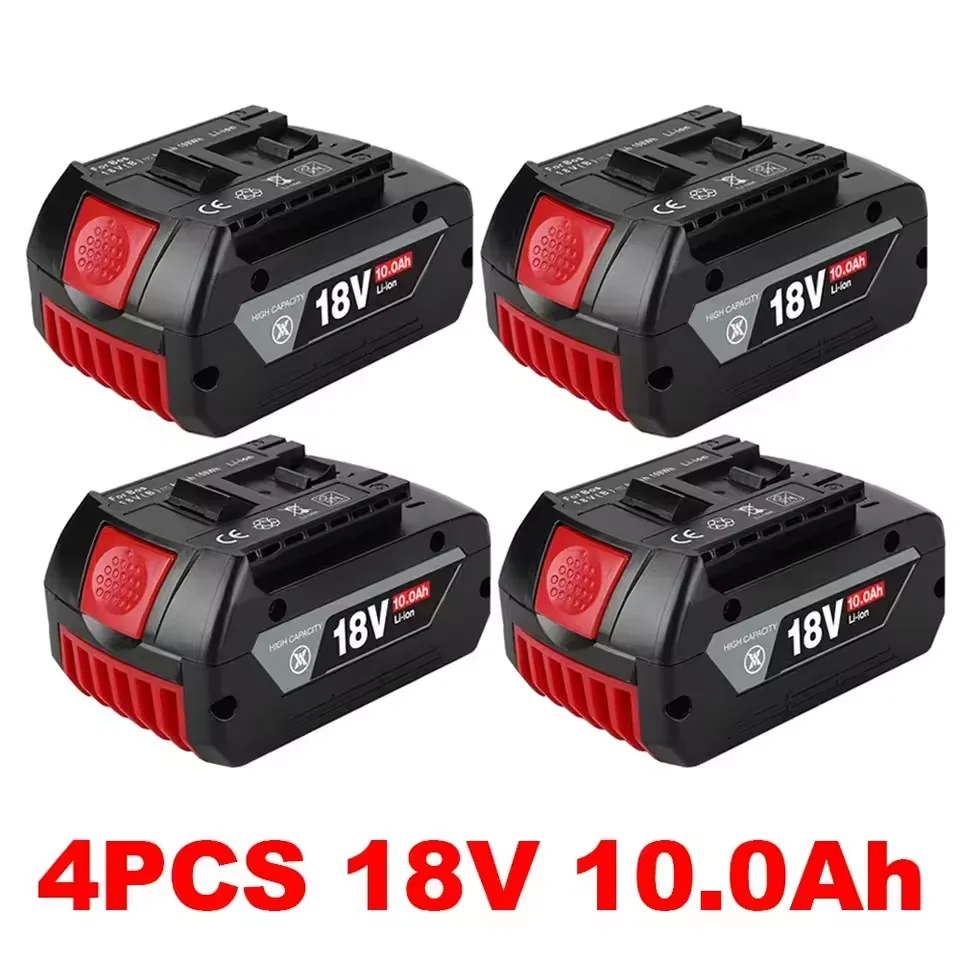 

EW For BOSCH Authentic 18V 10Ah LITHIUM-ION BATTERY GBA 18V 10Ah 18V Professional GBA GSR GSB BAT609 BAT618 w/Fuel Guage