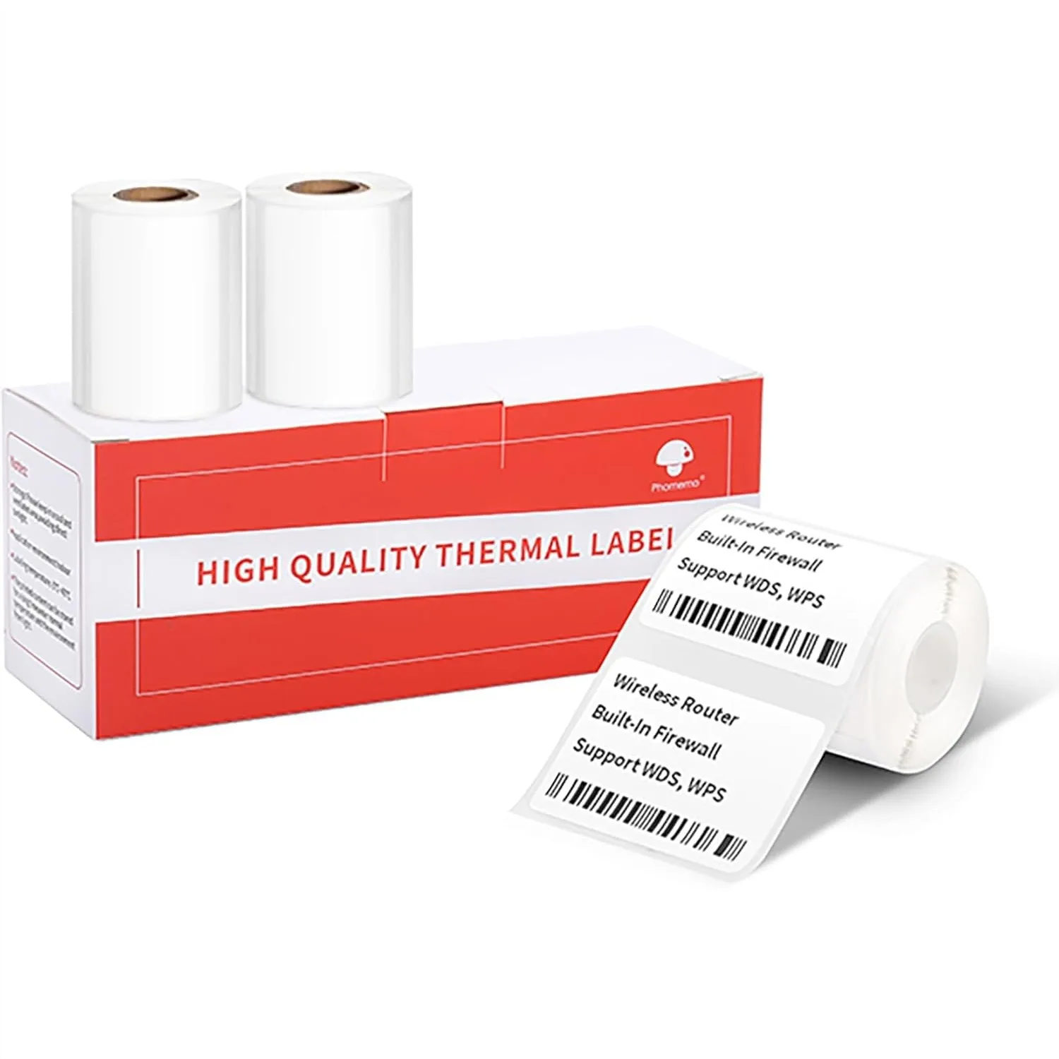 

3x230 Labels Square for Thermal Printer, 1.57x1.18in White Sticker Rolls Compatible with M110 M100 M220 M221
