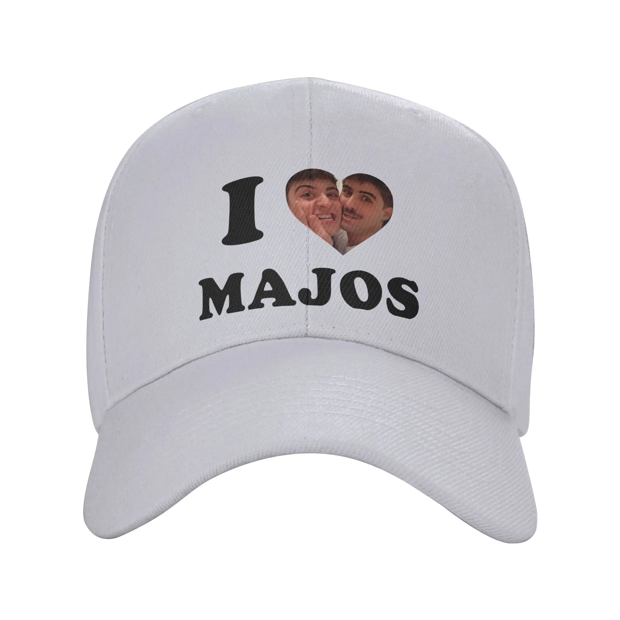 I love majos OT 2023 Trendy Baseball Cap Basketball Match Polyester Peaked Cap