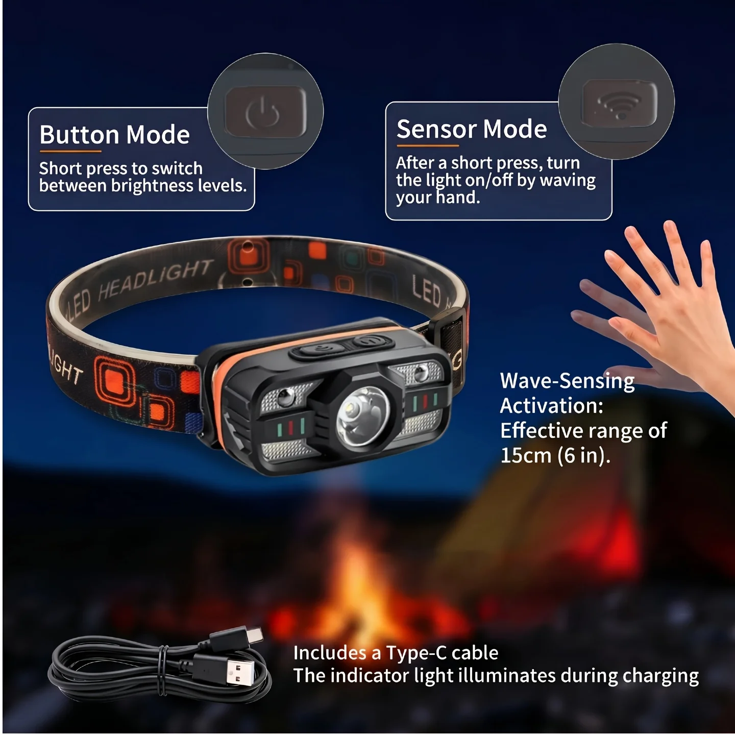 Linterna frontal LED recargabl - Fishing Headlamp reseña y precio