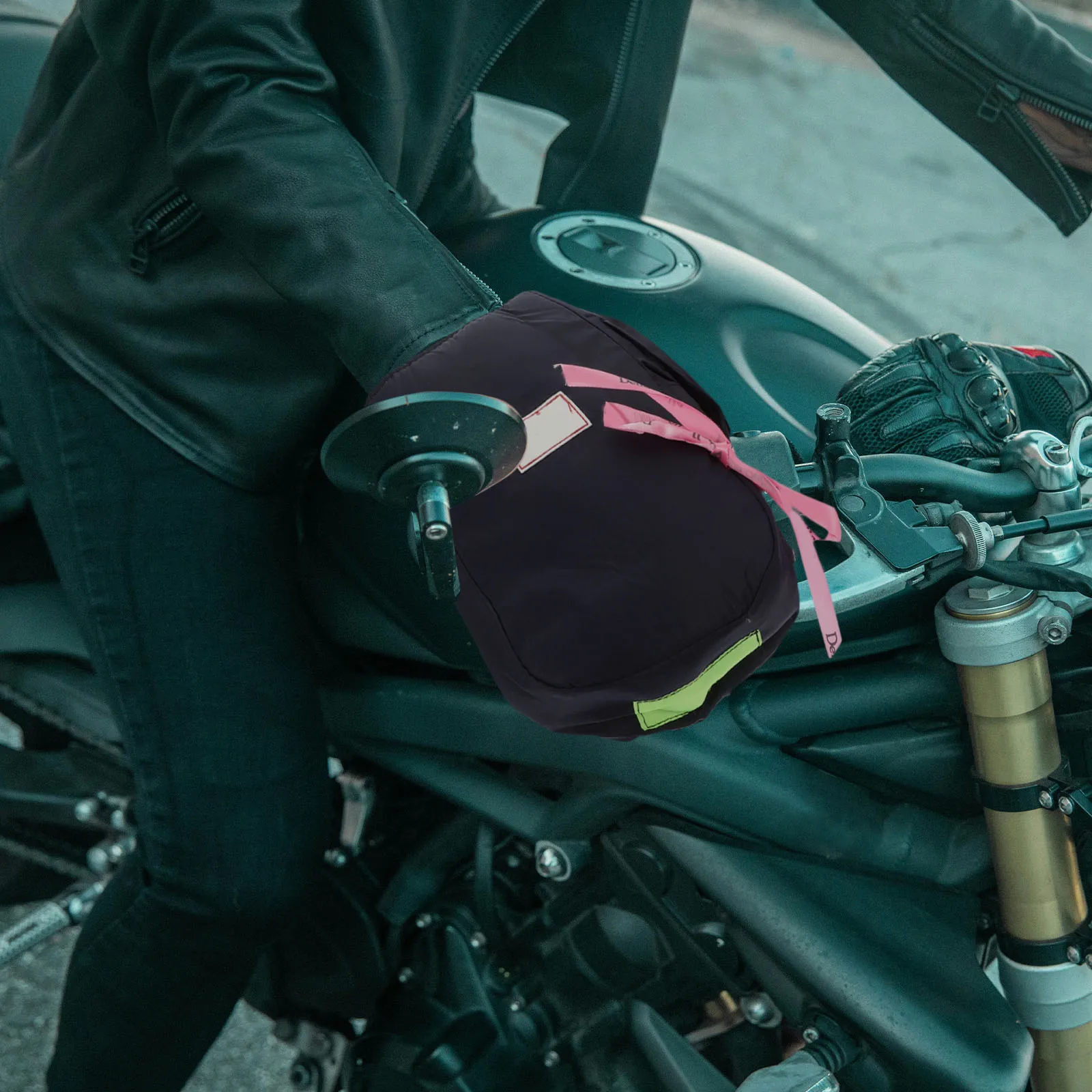 

Handlebar Cover Protective Breathable Motorbike Gloves Fingerless Knuckle Warm Motorcycle Atv Riding Ski