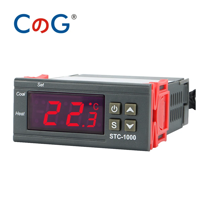 CG STC-1000/3028 12/24/220V Digital Temperature Controller for Incubator Relay LED Heating Cooling Thermoregulator Thermostat