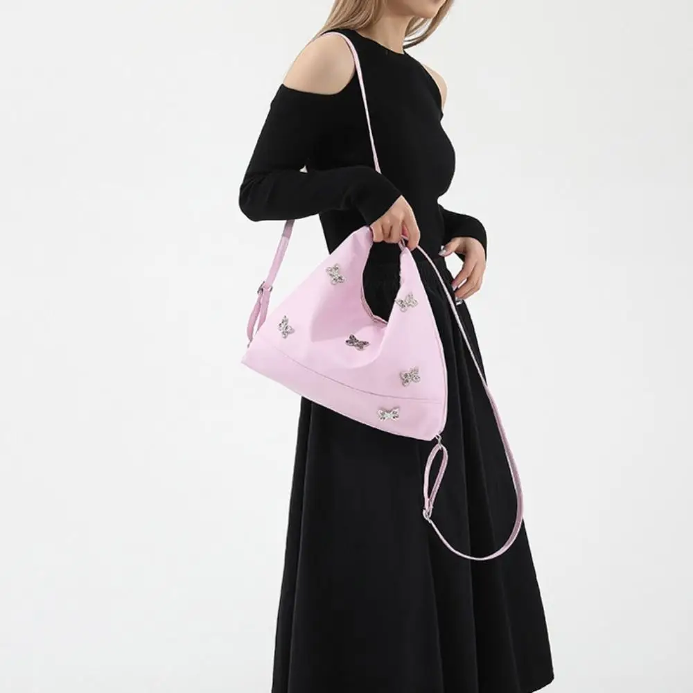 กระเป๋าสะพายไหล่สไตล์เรโทร Y2K ลายผีเสื้อ กระเป๋าแม่ลูก กระเป๋าใต้วงแขน กระเป๋าโท้ทความจุมาก กระเป๋าช้อปปิ้ง กระเป๋าเป้สะพายหลัง กระเป๋าครอสบอดี้ กระเป๋าเดินทาง