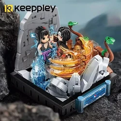 Keeppley Naruto Scene Series Naruto and Hinata's Wedding Splicing Building Blocks Toy Model Desktop Ornaments Holiday Gift