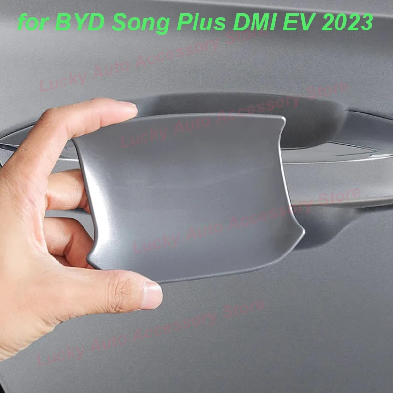 

Car Door Bowl Protective Cover for BYD Song Plus DMI EV 2023 Anti-scratch Patch Cover Door Bowl Frame Exterior Accessories