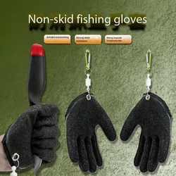 Fish Catching Gloves, Aanti Cuttingi Piercing, Water Resistant, Slippery Wear-Resistant Specialized Marine Fishing Tools Accesso