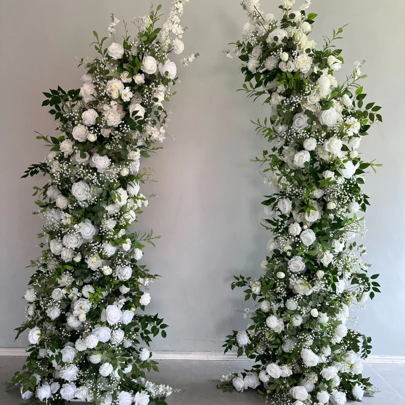 

Искусственные зеленые растения Розовый рог Цветочная композиция Наружное предложение Композиция Свадебная арка Украшение Цветочная композиция