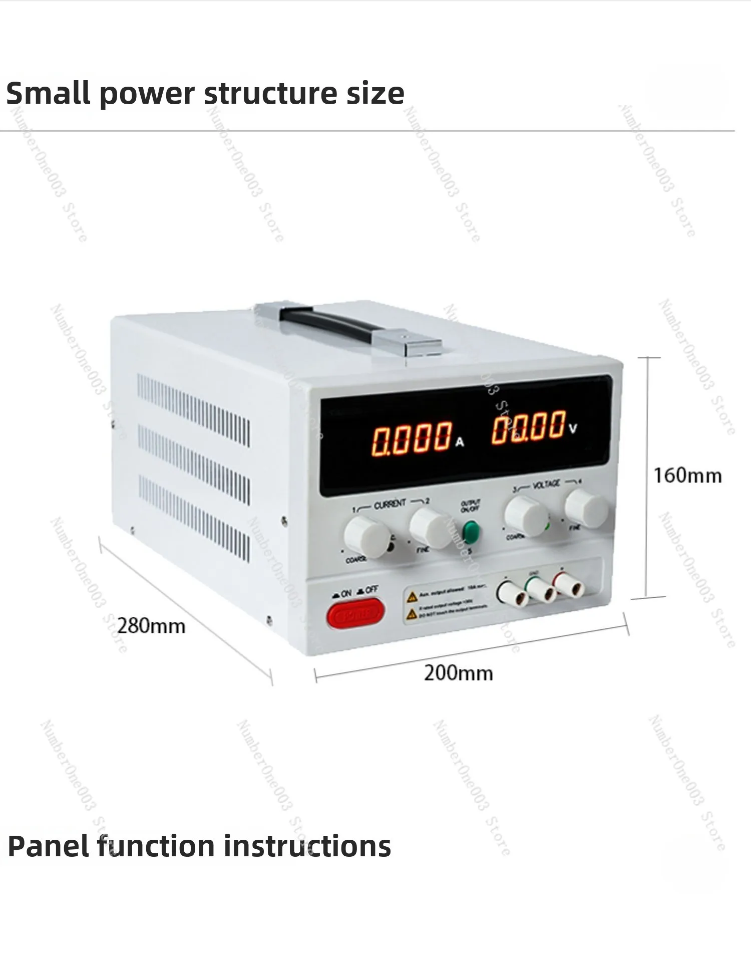 Adjustable DC regulated power supply 30V 60V100V5A10A experimental test maintenance experimental adjustable power supply