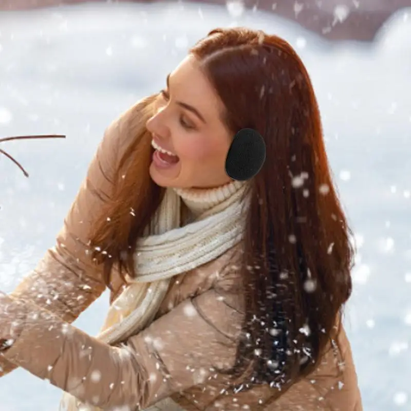 Bandless Earmuffs Strapless Ear Muffs For Winter Ergonomical Ear Cover Stylish Ear Warmers For Walking Hiking Cycling