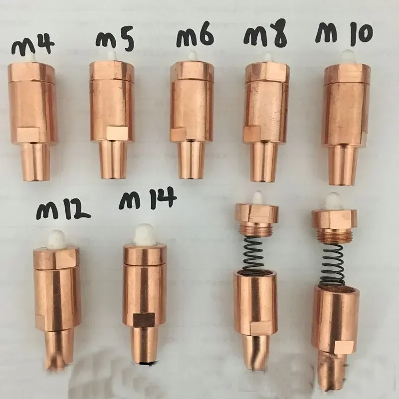 Spot Welding Nut Electrode CuCrZr Alloy Electrode Tip Industrial Resistance Welding Machine Replacement Accessory