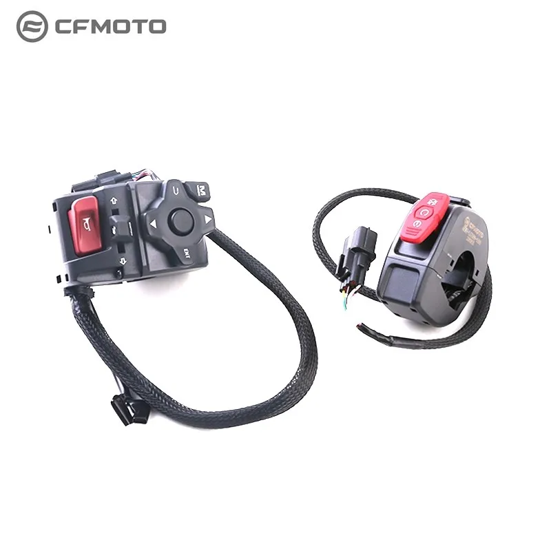 

Переключатель на руле мотоцикла, комбинация переключателя указателя поворота фар, левый и правый руль, подходит для Cfmoto 800Nk Nk800