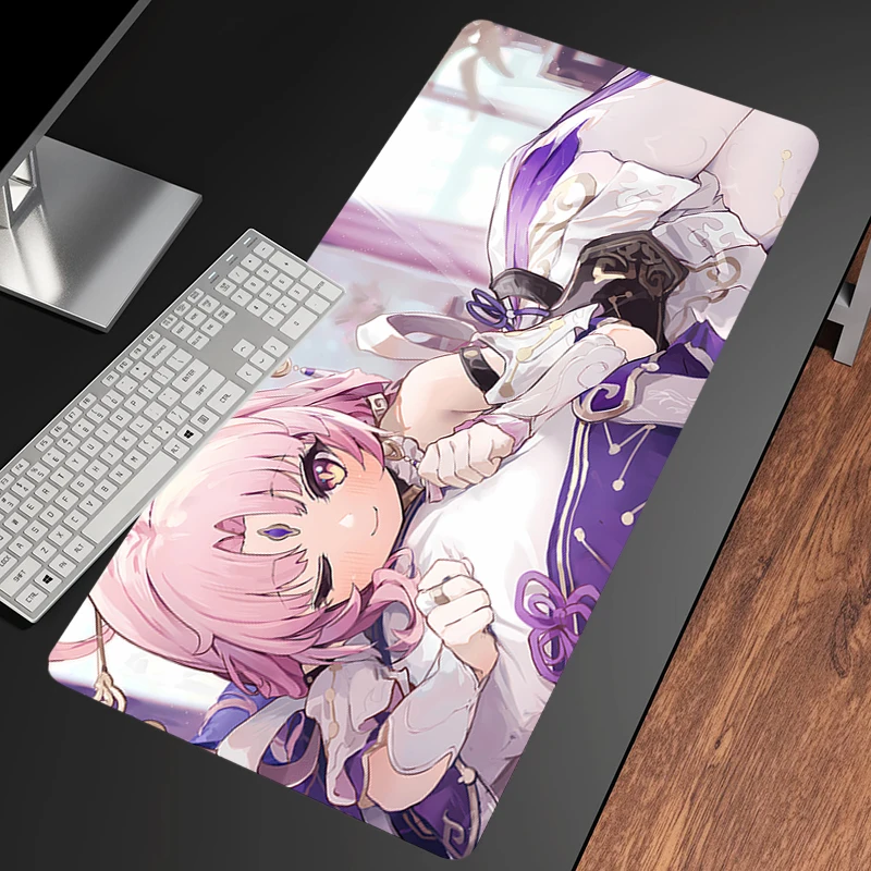 Mouse pad Honkai: Star Rail Fu Xuan Gaming Desk Mat Computer Keyboard desk pad Mats Non-slip rubber Game PC carpet Mousepad XXL