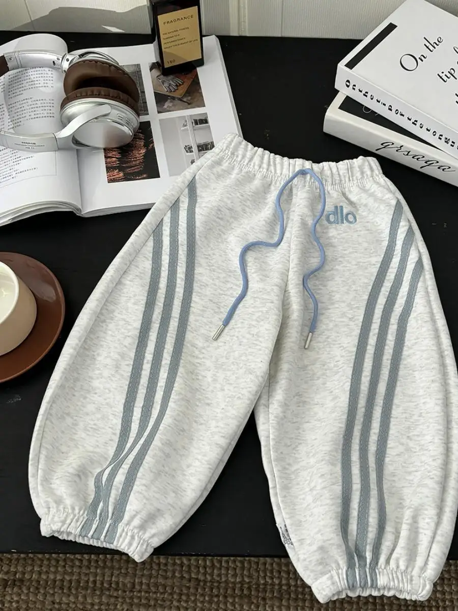 Boys' Embroidered Sweatpants Casual Loose Fit Children's Faionable Trousers Autumn 2025 New Sle Korean Version Kids' Clot...