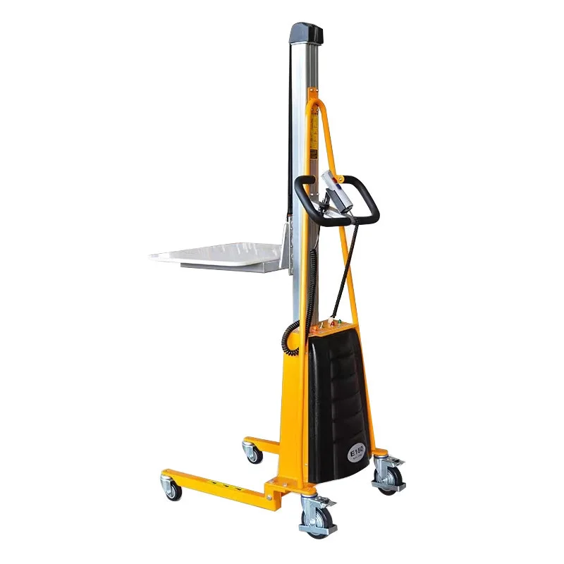 Electric Light-Duty Pallet Jack, Small Mini Workstation Platform Cart, Lithium-Ion Lift, Hand-Pushed V-Panel Reel Lo(Customized)
