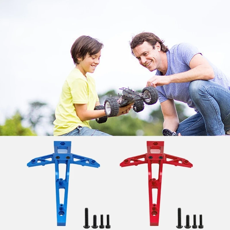 Sturdy Aluminum Alloy Front Upper Chassis Brace Portable Accessory with 1/10 Scale Toy Model Car Daily Casual Use