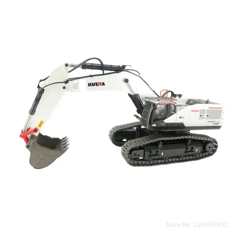 Huina おもちゃリモートコントロールエンジニアリング車両 1594 22 トン合金モデル修正機 1:14 電動ショベル大人のおもちゃ Gif