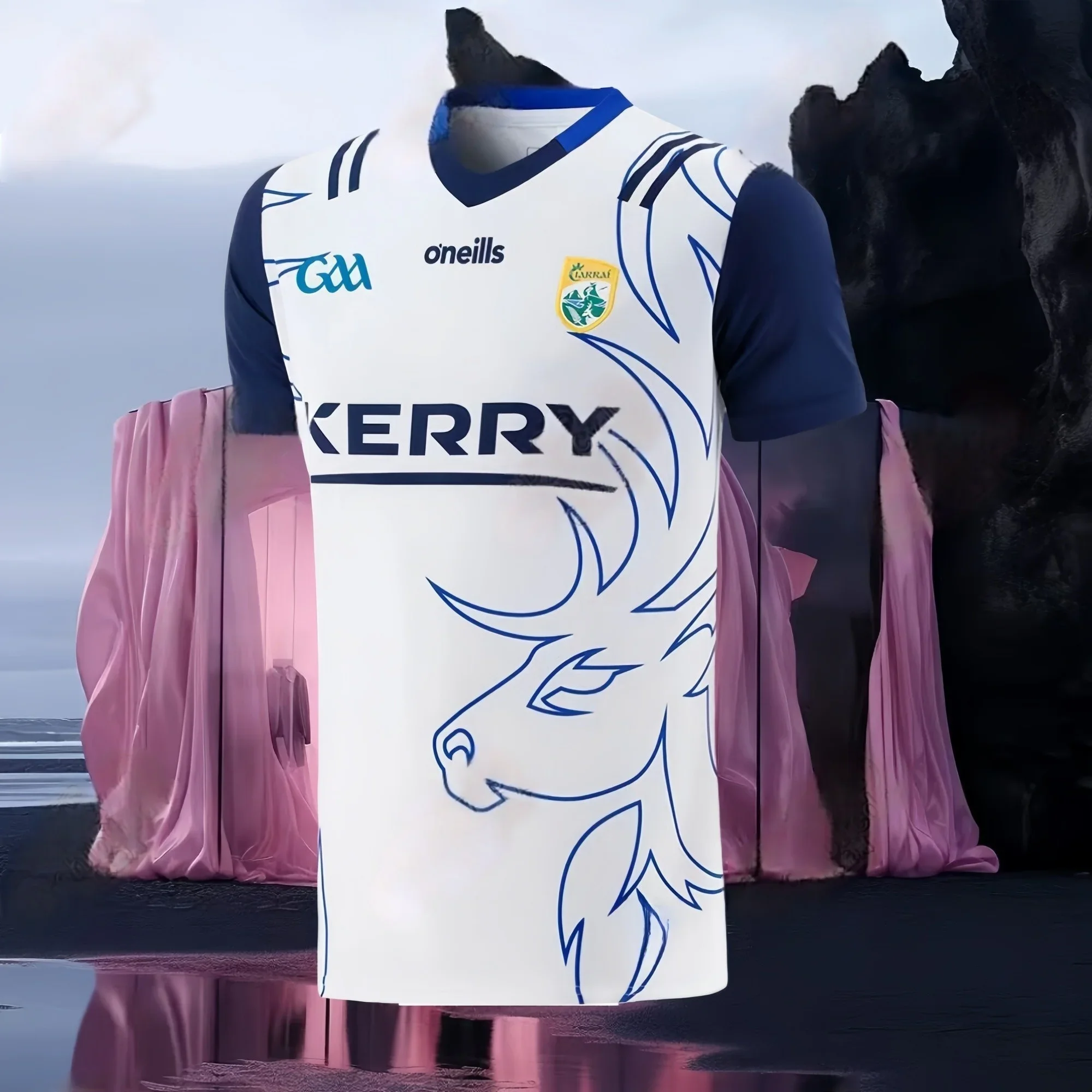 Baru 2024 2025 Gaa Jersey Mayo Clare Dublin Donegal Kerry Tipperary Cork Offaly Down Derry Wexford Gaa Kemeja Sepeda Motor T-shirt
