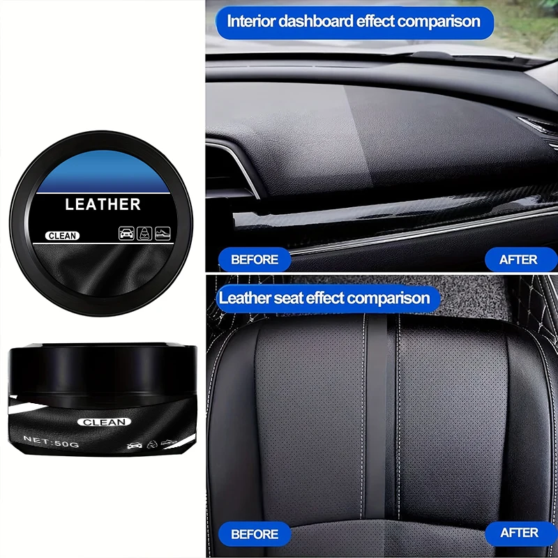 1 Piece of Rv Interior Repair Wax, Comes with a Sponge, Suitable for Refurbishing Car Seats and Dashboards, Includes a Free Sponge