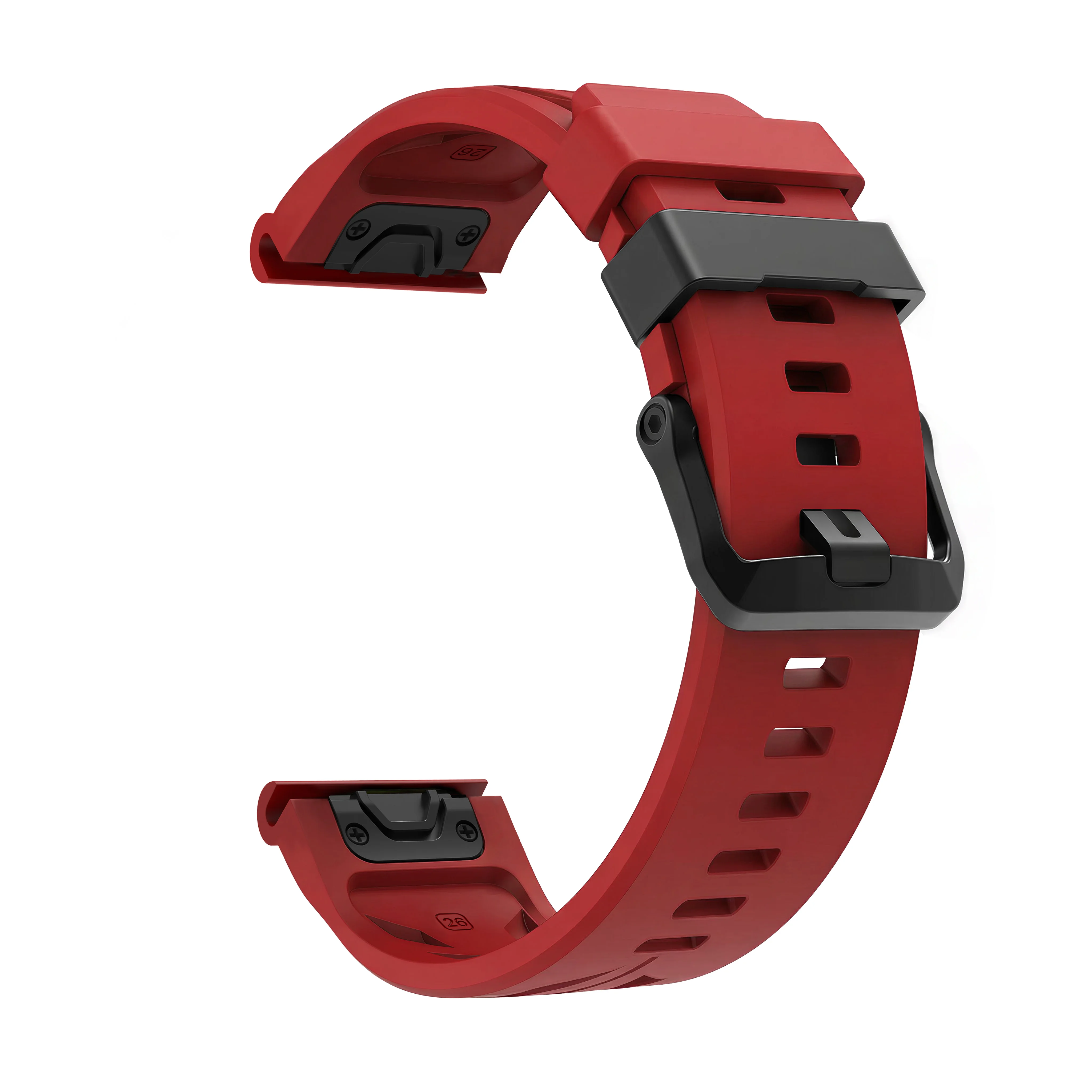 22mm 26mm Quick Fit Silicone Sport Band for Garmin Fenix 8 Pro 47mm 51mm E7 7X 6 6X/Quatix/Tactix/D2 Mach 2 Pro/Epix Watch Strap