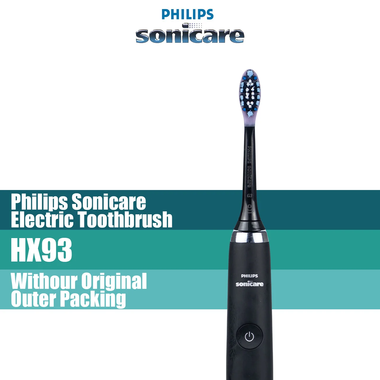 Philips Sonicare DiamondClean HX9352 spazzolino elettrico ricaricabile Philips testine di ricambio C3 adulto nero, rosa