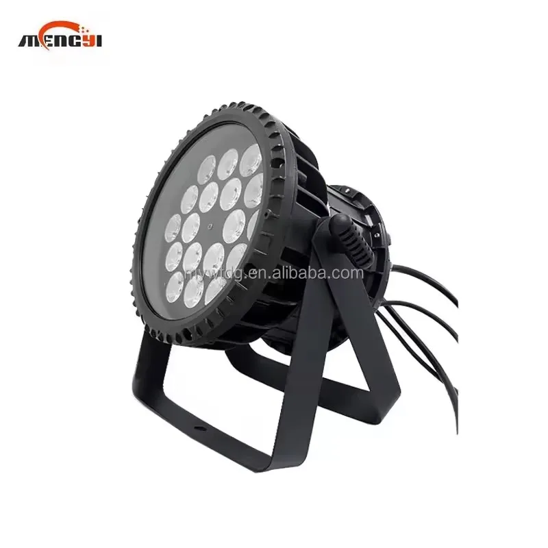 

18 шт. 4-в-1 светодиодный водонепроницаемый светильник, полноцветный уличный светильник для окрашивания RGBW, сценическое освещение, свадьба