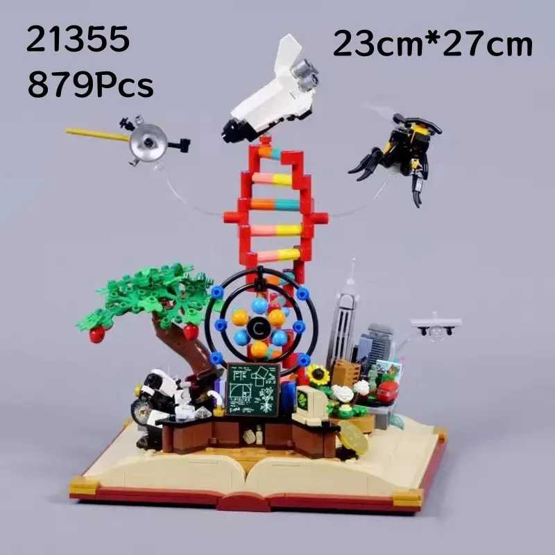 

21355 Креативная серия: Конструктор «Знание — сила» для взрослых и детей, 879 деталей, подарок на день рождения