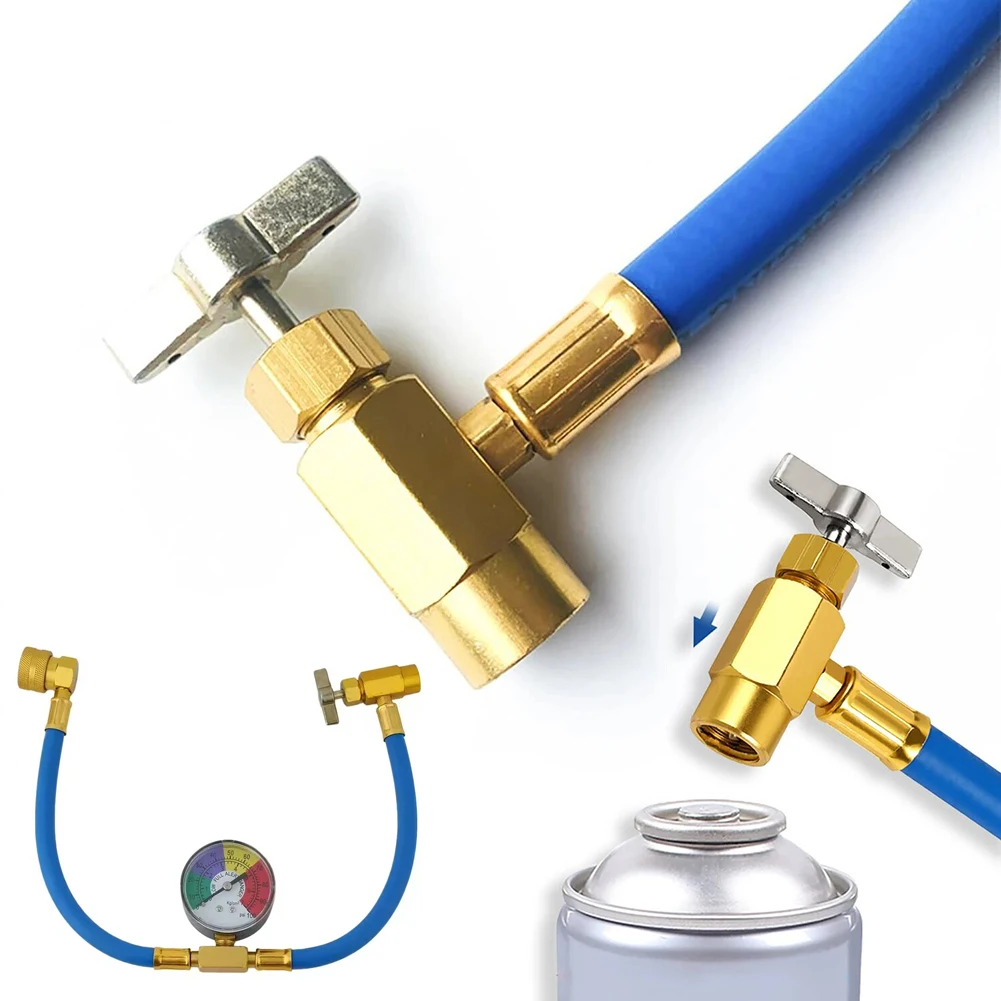 

R134A AC-Recharge Hose Kit Accurate-Pressure Monitoring Professional Auto Repair Shop