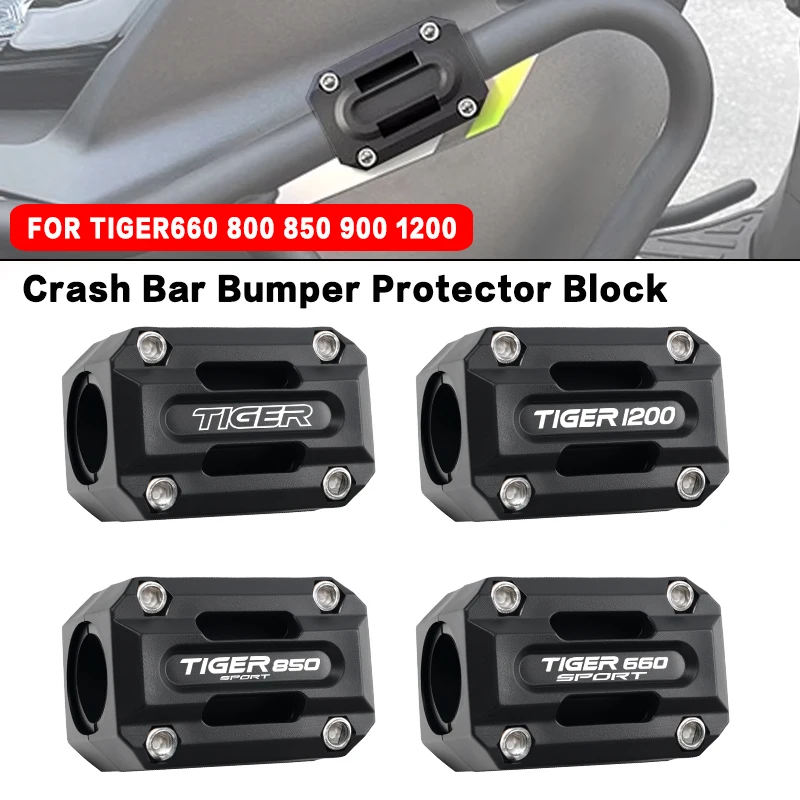 Para Triumph Tiger 660 800 900 GT PRO Rally Explorer 1200 1200 XCA XC protección del motor accesorios de protección de parachoques 22 25 28MM