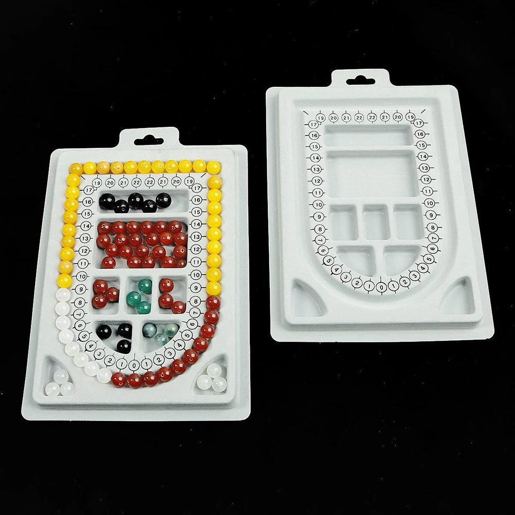 

Доска для дизайна бисера, пластиковый поднос для ювелирных изделий с канавками для ожерелья, браслета, инструмент для рукоделия, доски для дизайна бисера