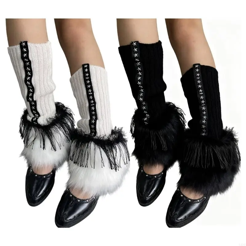 

Y3NE Girls Lolitas Ruffle Frilly The Warners The Warmers вязаные рукава ноги гот вязание крючко