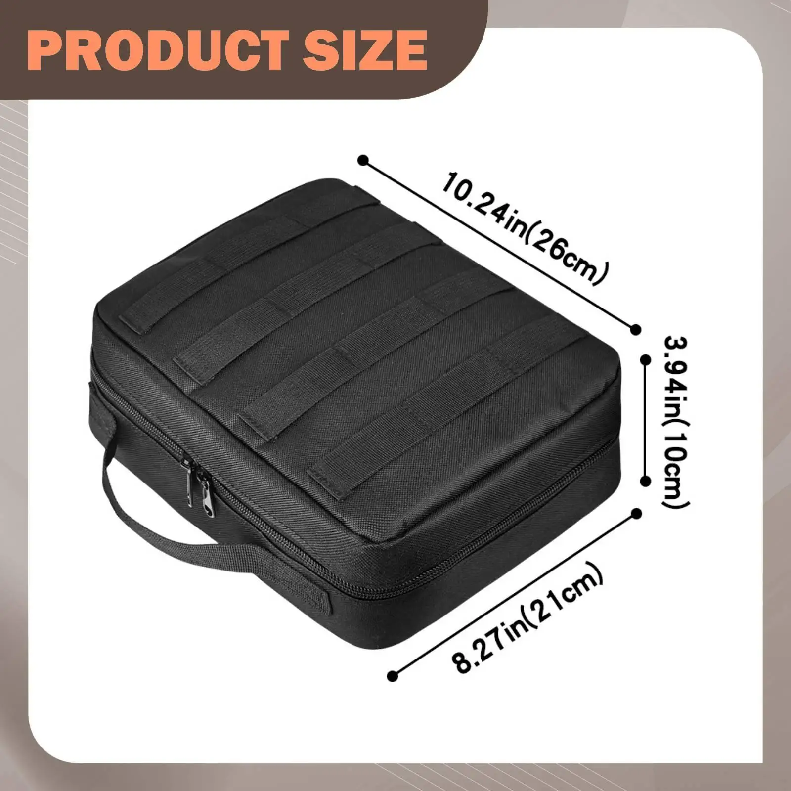 

Tool Bag Multi Pockets Versatile Tote with Handle Detachable Dividers for Drywall Carpenter Maintenance Home Repairs Automotive