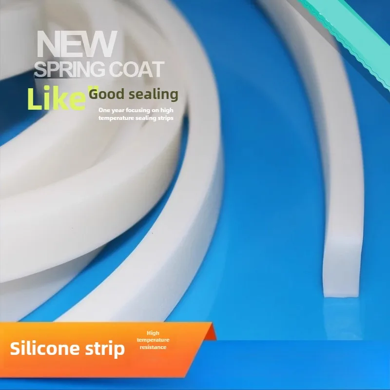 

Solid Square Silicone Strip, Dense Sealing Gasket