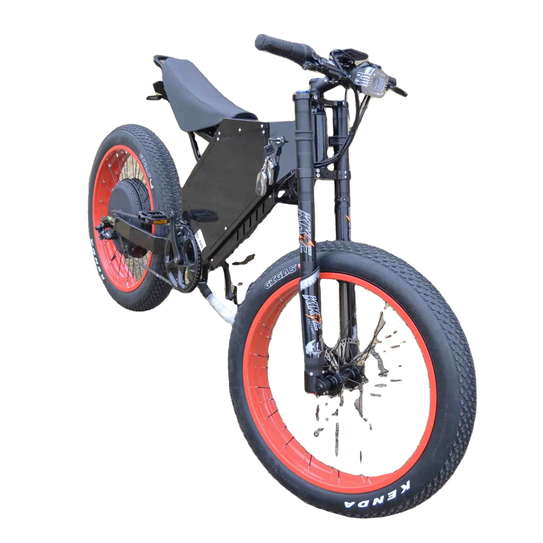 

Modification EU Warehouse 72v 48v 3000w 5000w 26 Ah Battery 2 Seat Big Tyre Electric Dirty Bike Bicycles
