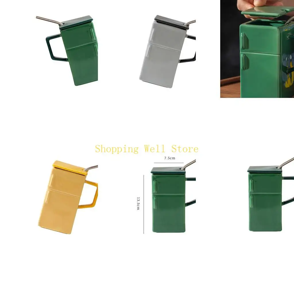 KX4B Fun Styled Clay Portable Cup For Hot And Cold Beverages